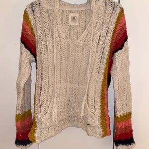 Beachy Sweater with hood!